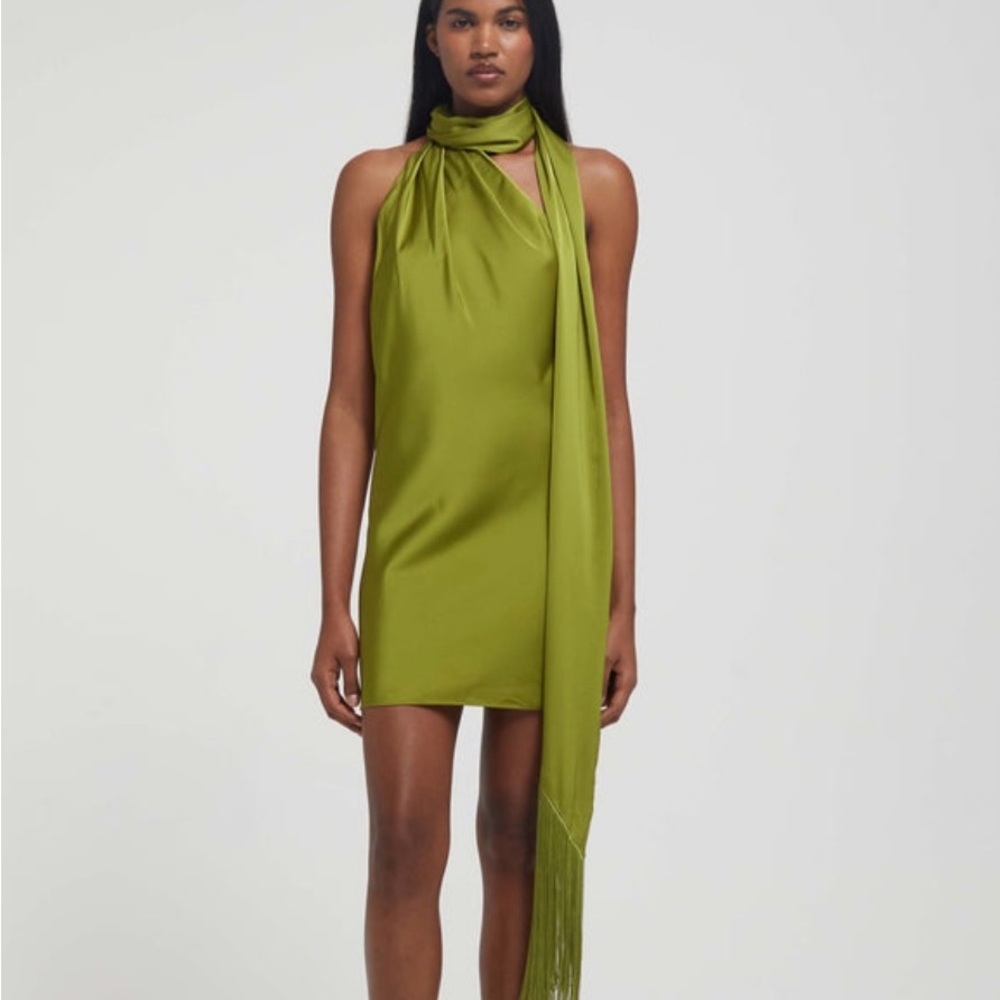 Rat & Boa SERAFIA DRESS GREEN - Picture 2 of 6